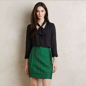 Anthropologie Garden Glimmer Skirt NWOT